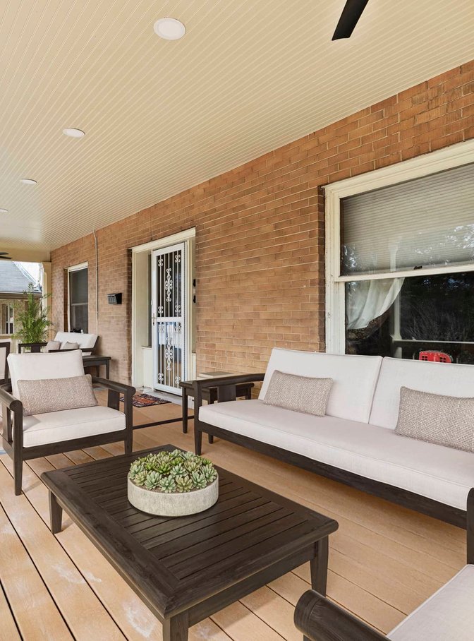 historic front porch renovation in Denver