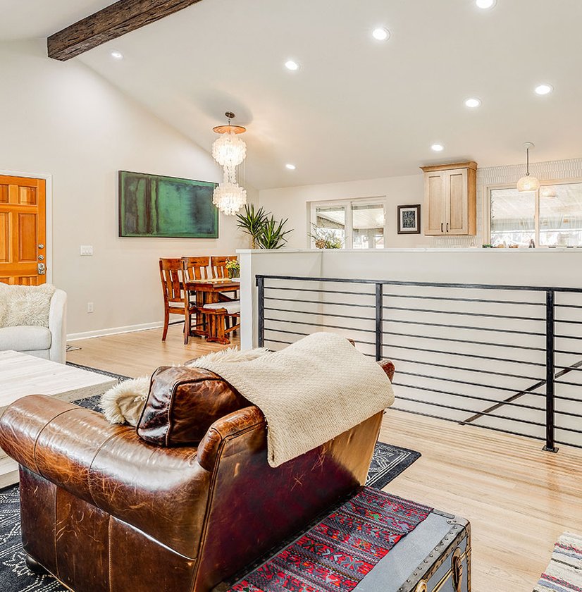 upstairs lounging area