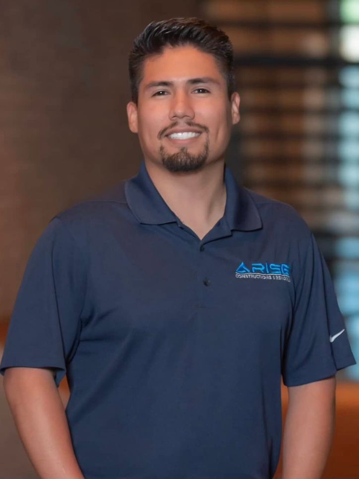 Victor
Luviano the owner and founder of arise construction